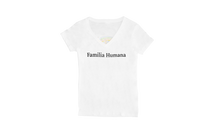 Load image into Gallery viewer, Familia Humana Women&#39;s V-neck T-shirt
